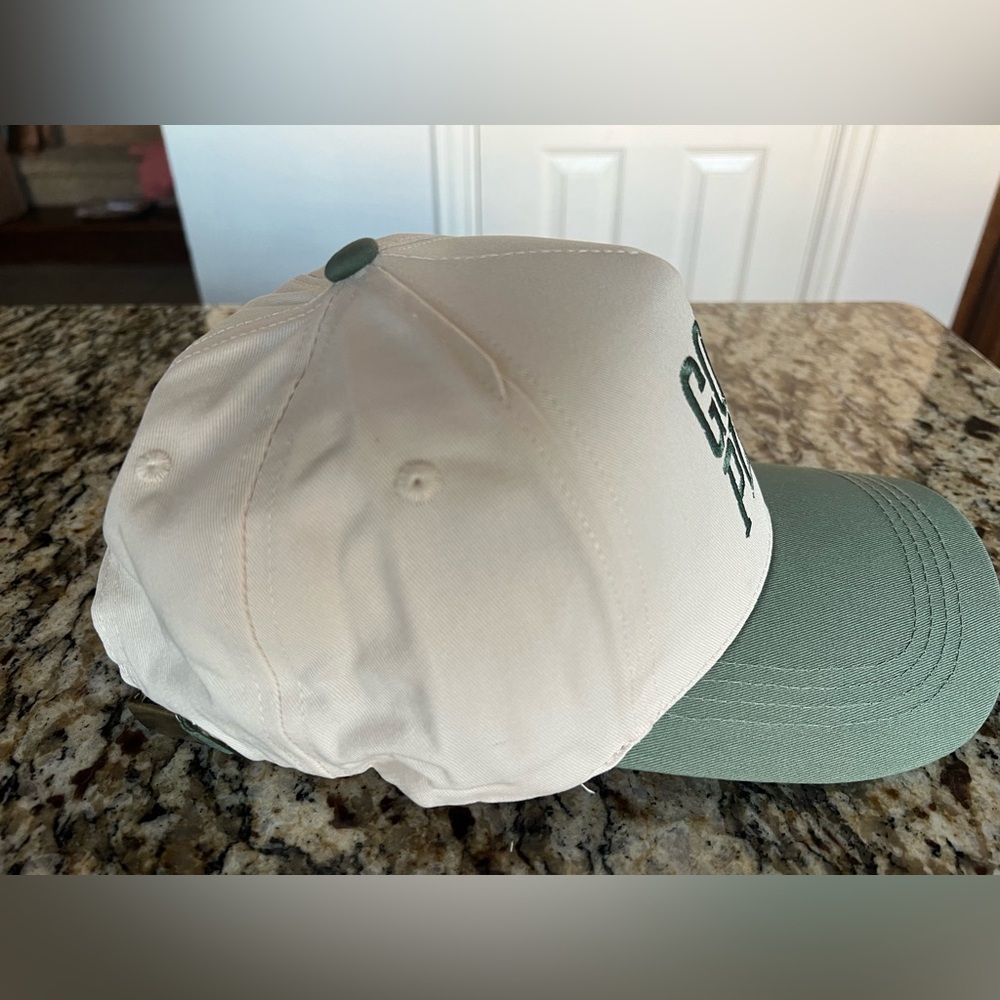God's Plan Two-Tone Trucker Hat - Green & White - Picture 4 of 6